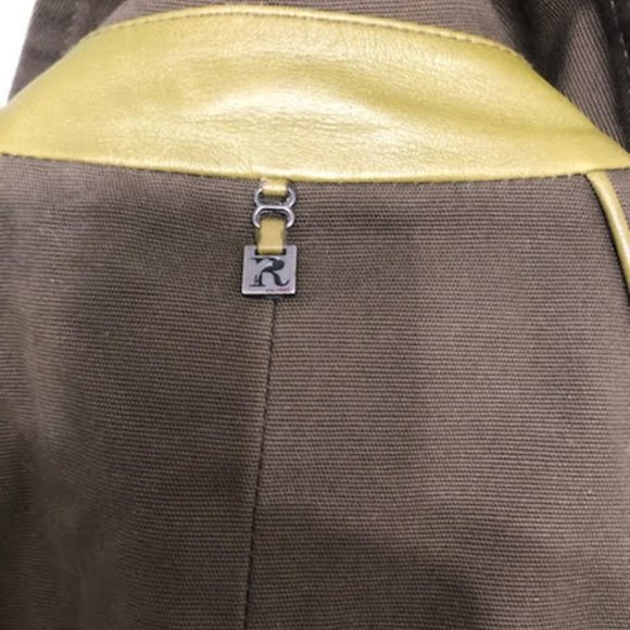 CLASSIC LUXURY RUDSAK PEACOAT WITH LEATHER DETAILING. - Picture 6 of 13